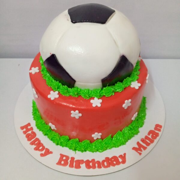 Football themed cake