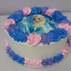 Frozen themed cake