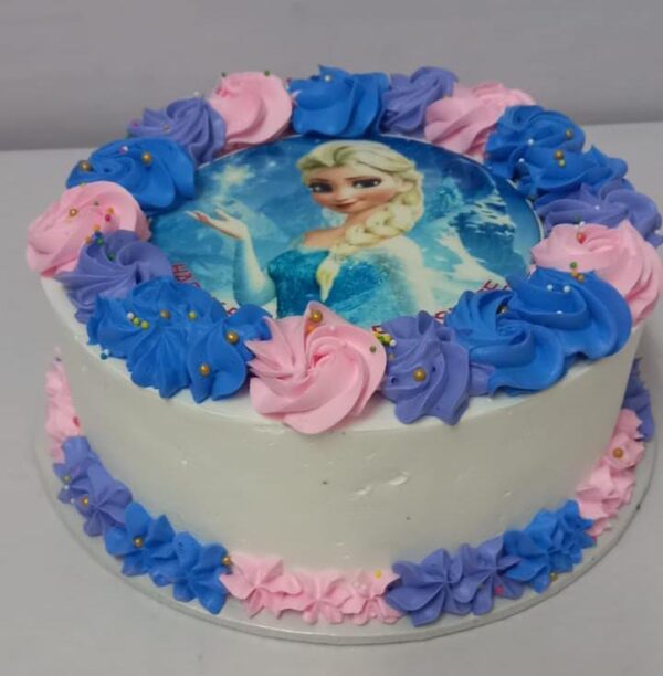 Frozen themed cake