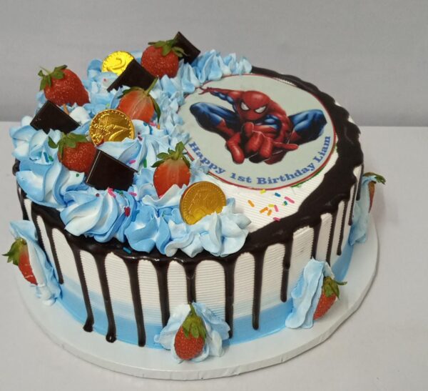 Spiderman themed Cake