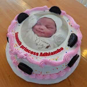 Baby Photo Cake