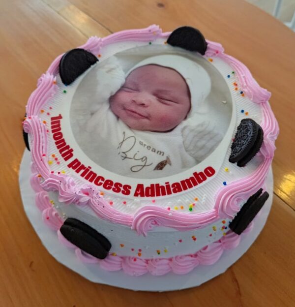 Baby Photo Cake