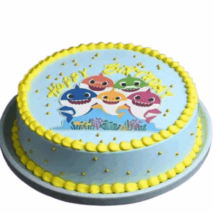 Baby Shark themed cake