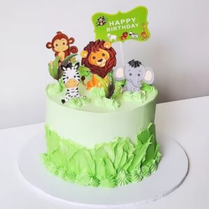 Jungle themed cake