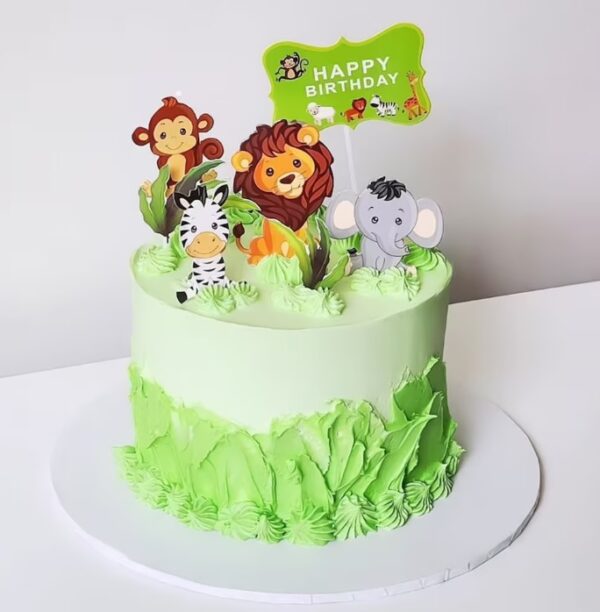 Jungle themed cake